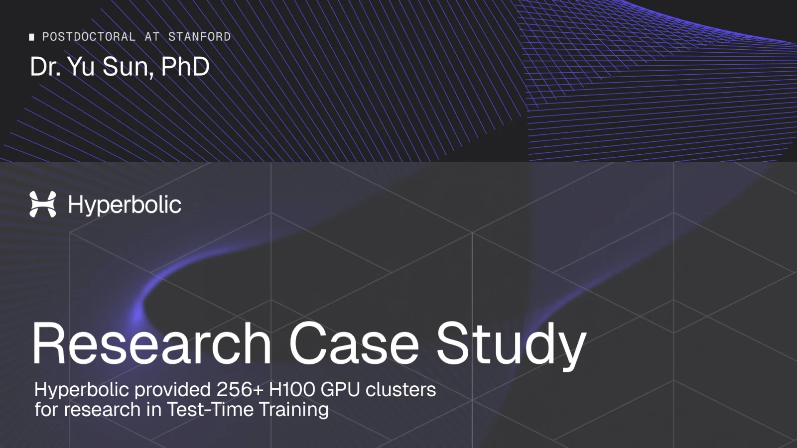 Research case study: Dr. Yu Sun, PhD, Postdoctoral at Stanford