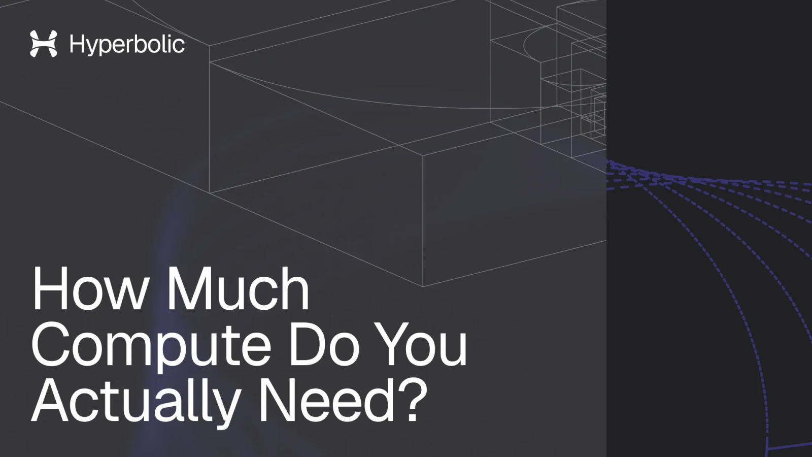 How much compute do you actually need?